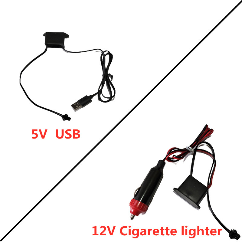 Led El Wire - DC 12V Neon EL Wire Power
