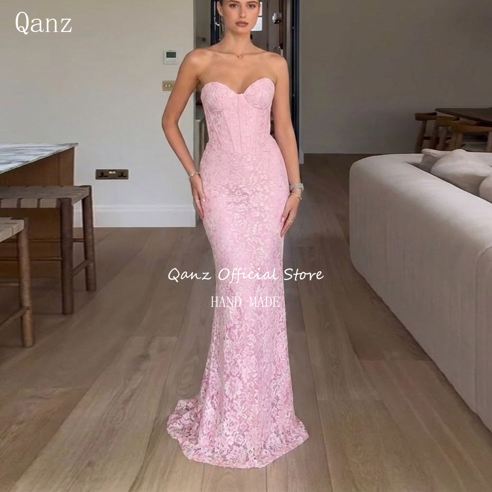 Briar Cosplay Prop - Qanz Elegant Pink Lace Appliques Prom