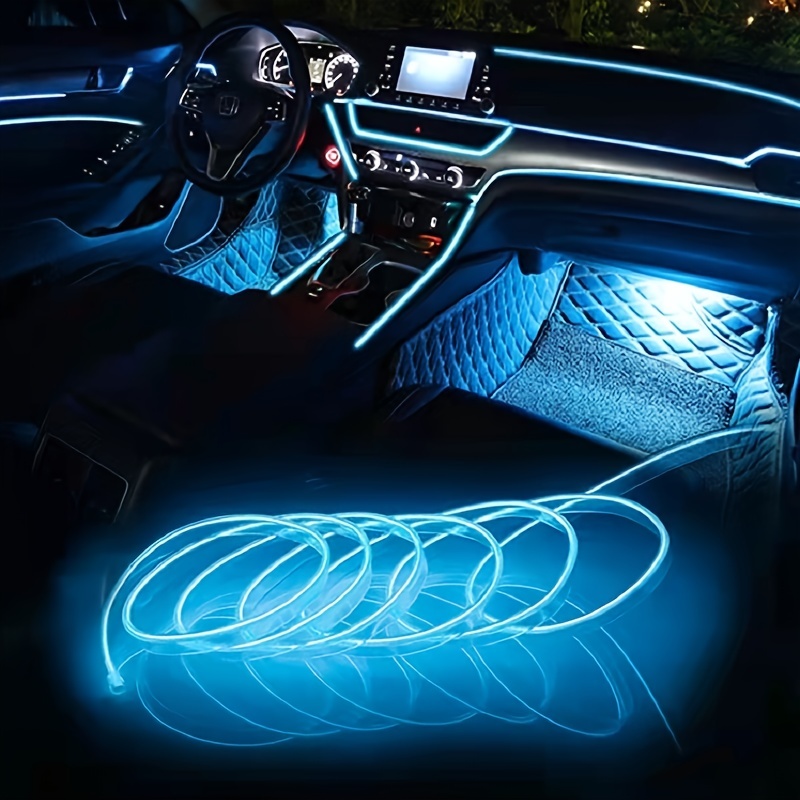 Led El Wire - 2M Car Interior Led Decorative Lamp