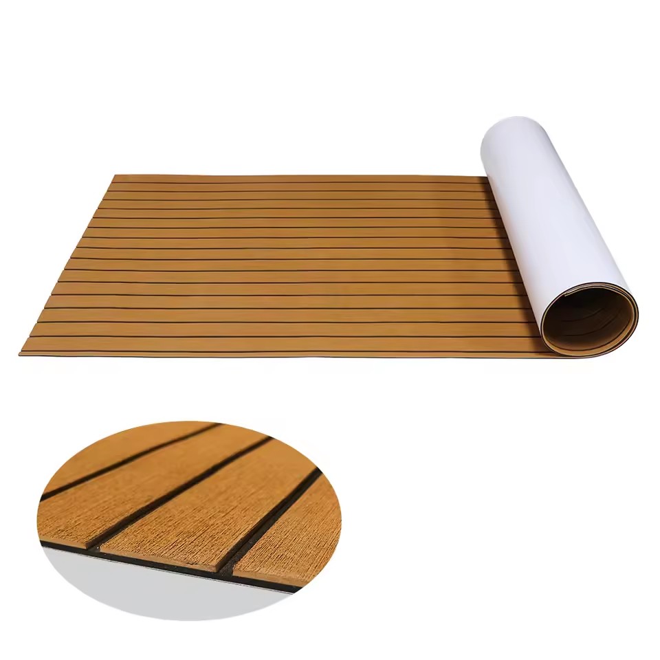 Eva Foam Sheet - Faux Teak EVA Foam Boat Flooring