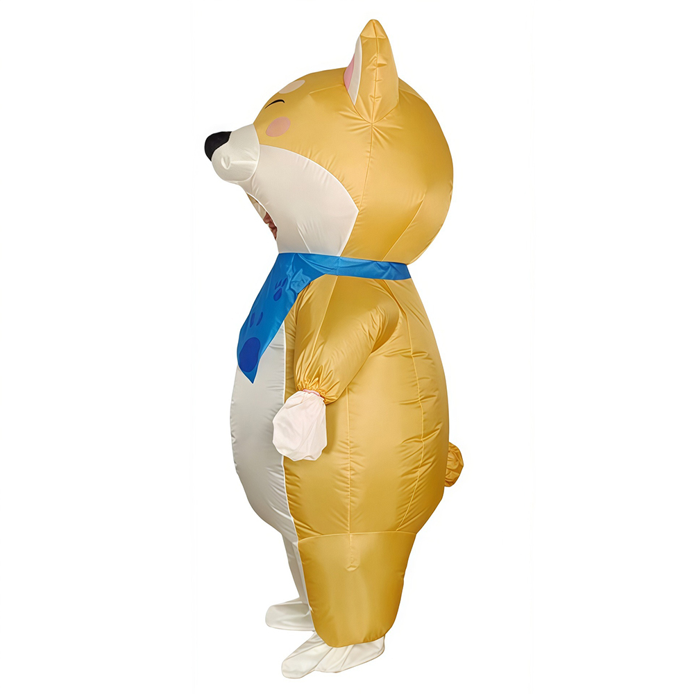 Wear A Scarf Yellow Dog Inflat - Cosplay Prop Business 评论和价格
