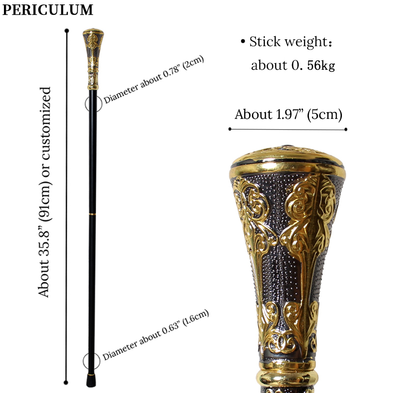 Victorian Black Gold Floral Ca - Detachable Cosplay Prop 评论和价格