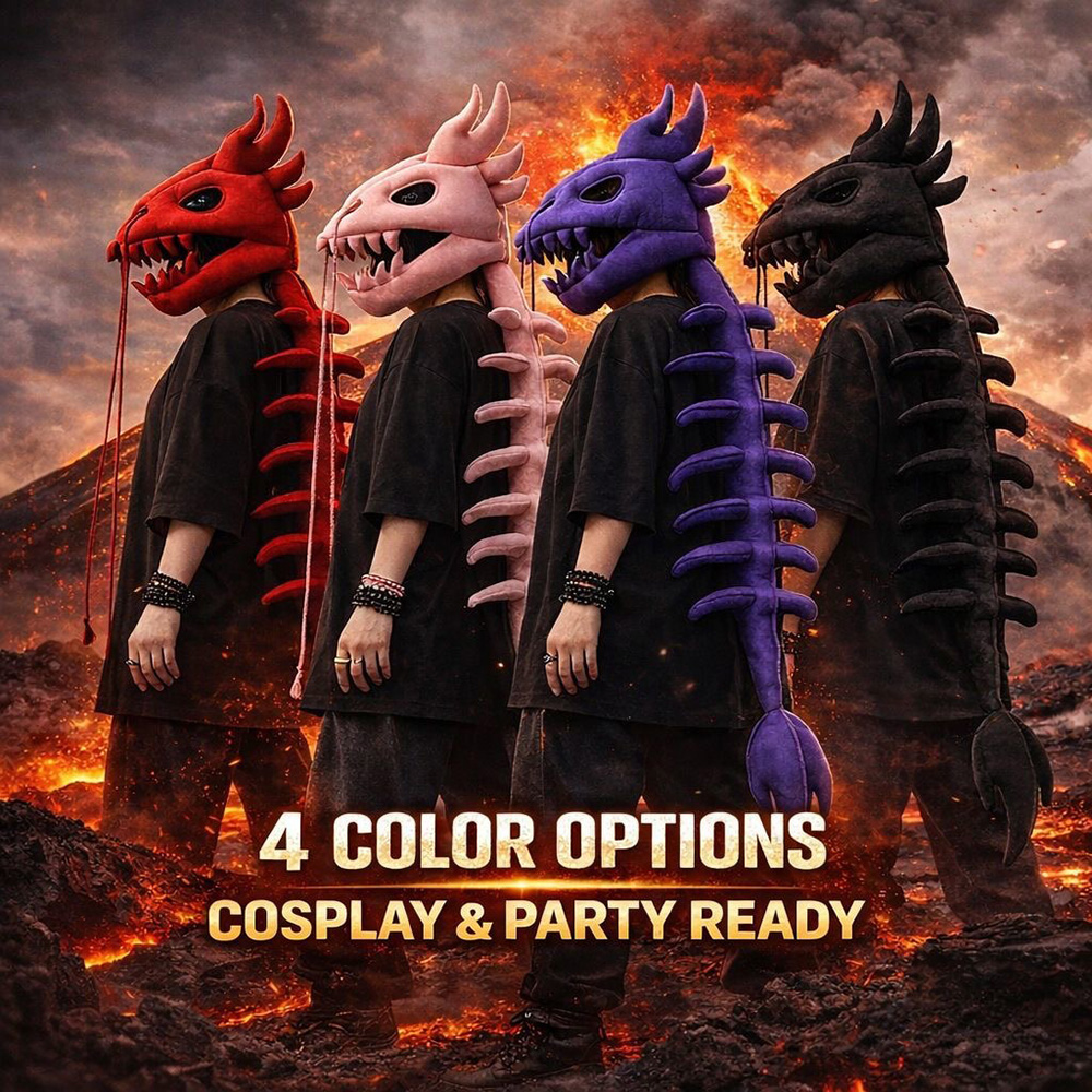 Dinosaur Skeleton Plush Headge - Cosplay Prop Designer 评论和价格