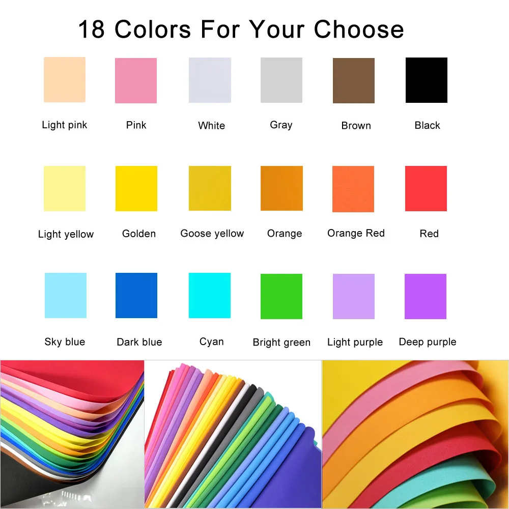 1/18Pcs Colorful EVA Foam Shee - Cosplay Prop Foam 评论和价格