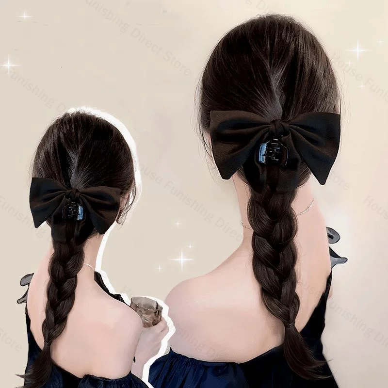 NEW Claw Clip Bow Wig Ponytail - Cosplay Prop Bow 评论和价格