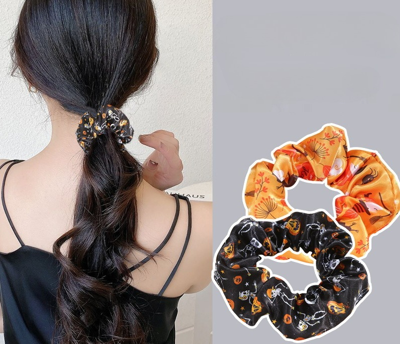 10pcs Halloween Hair Ties Elas - Cosplay Bat Prop 评论和价格