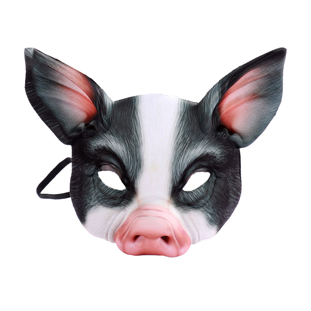 Realistic Animal Half Face Mas - Free Cosplay Prop Patterns 评论和价格