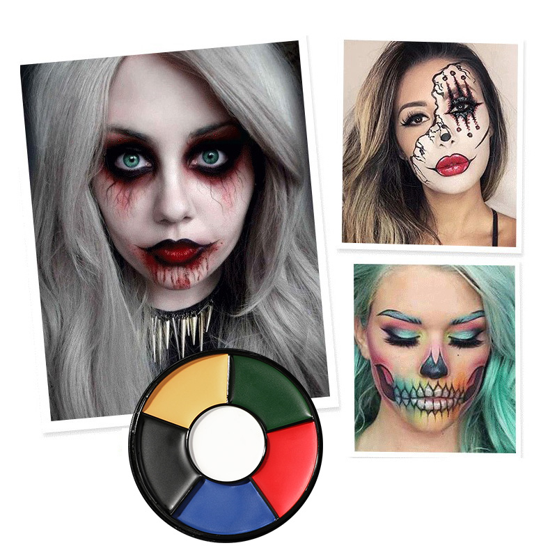 6 Color Oil Face Paint palette - Body Paint Sfx 评论和价格