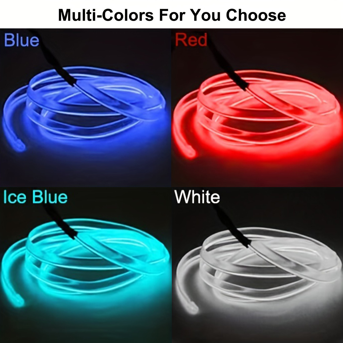 5m Neon LED Car Interior Light - Led El Wire 评论和价格