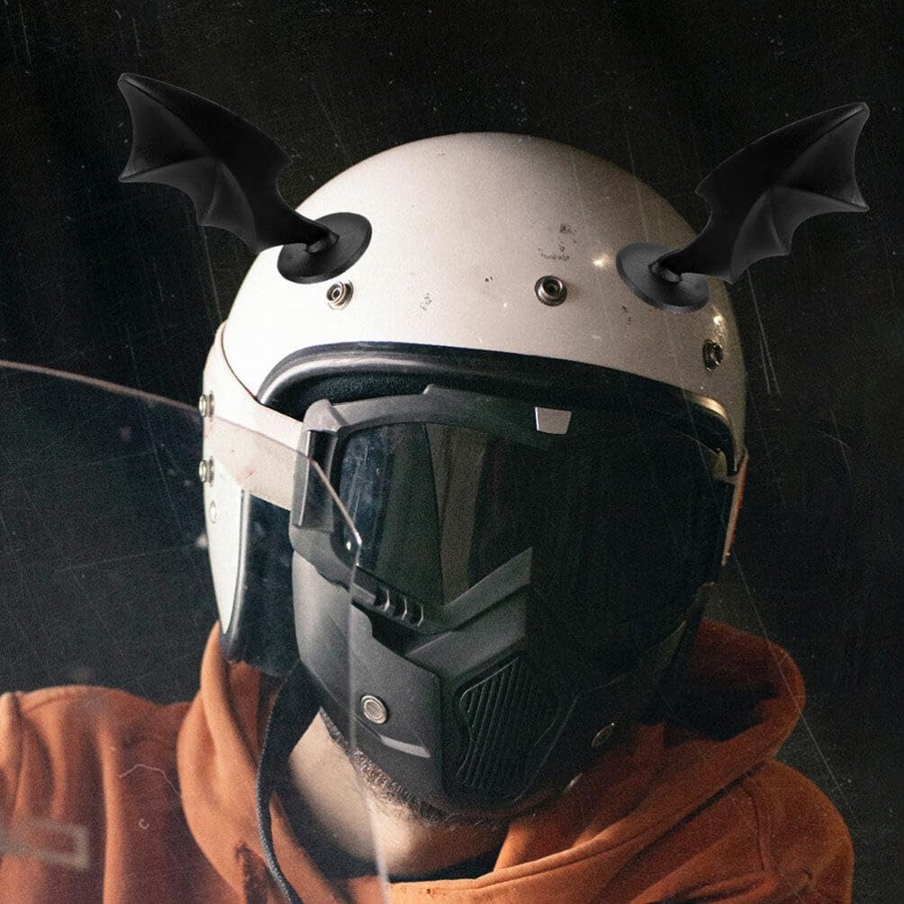  Halloween Motorcycle Helmet  - Cosplay Bat Prop 评论和价格