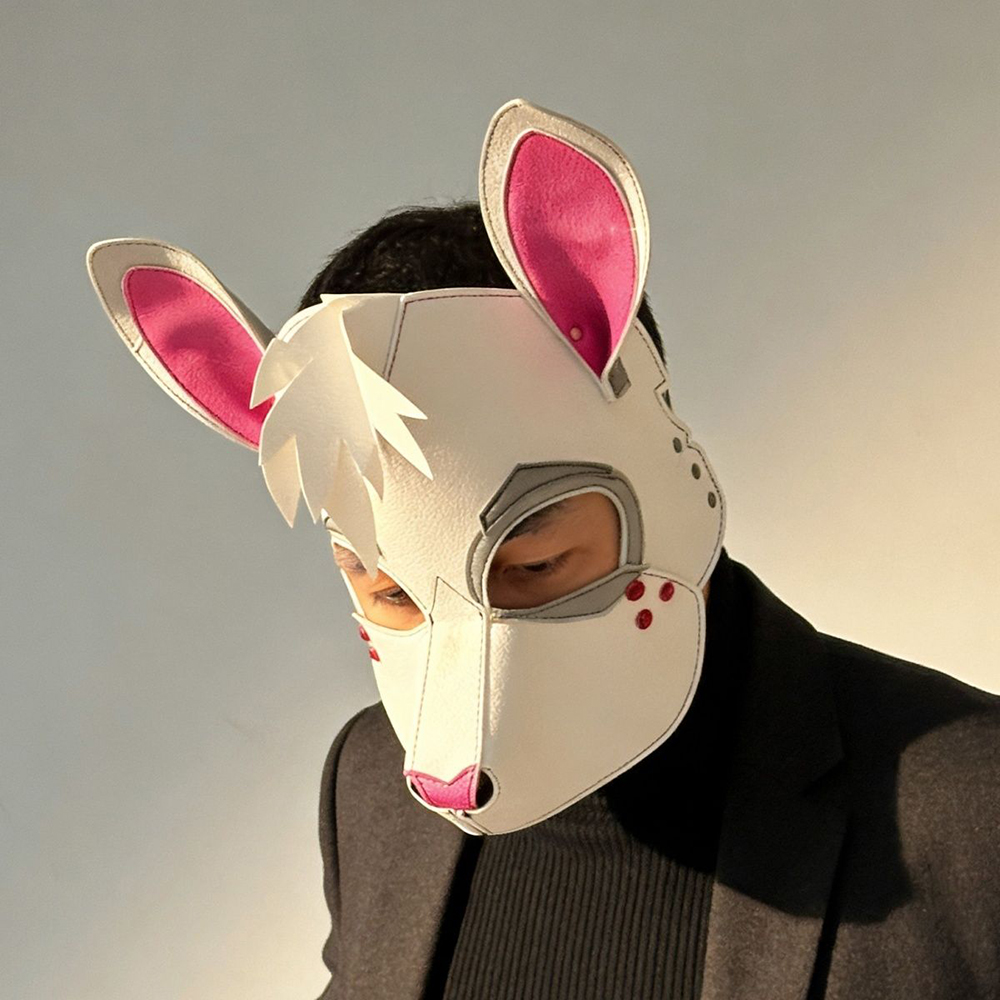 Punk Rabbit Mask White Bunny P - Free Cosplay Prop Patterns 评论和价格