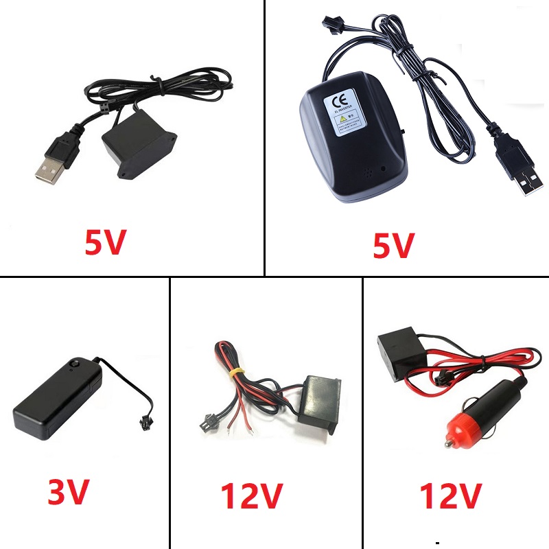 DC 12V EL Line USB Cigarette L - Led El Wire 评论和价格