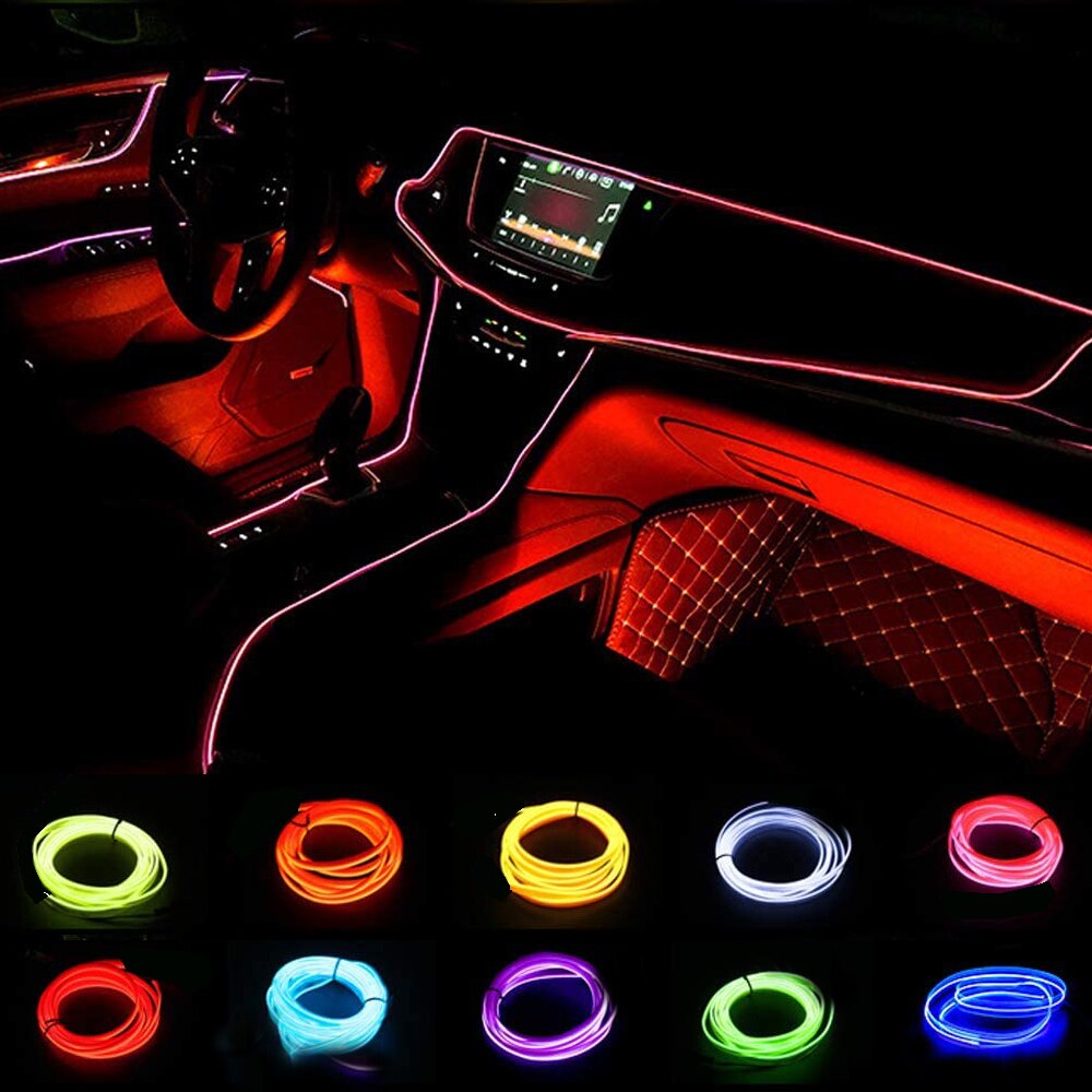 1M/3M/5M USB LED Ambient Light - Led El Wire 评论和价格