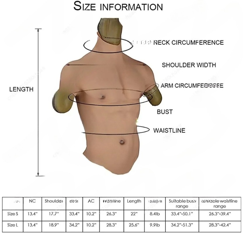 Realistic Fake Muscle Silicone - Cosplay Prop Designer 评论和价格