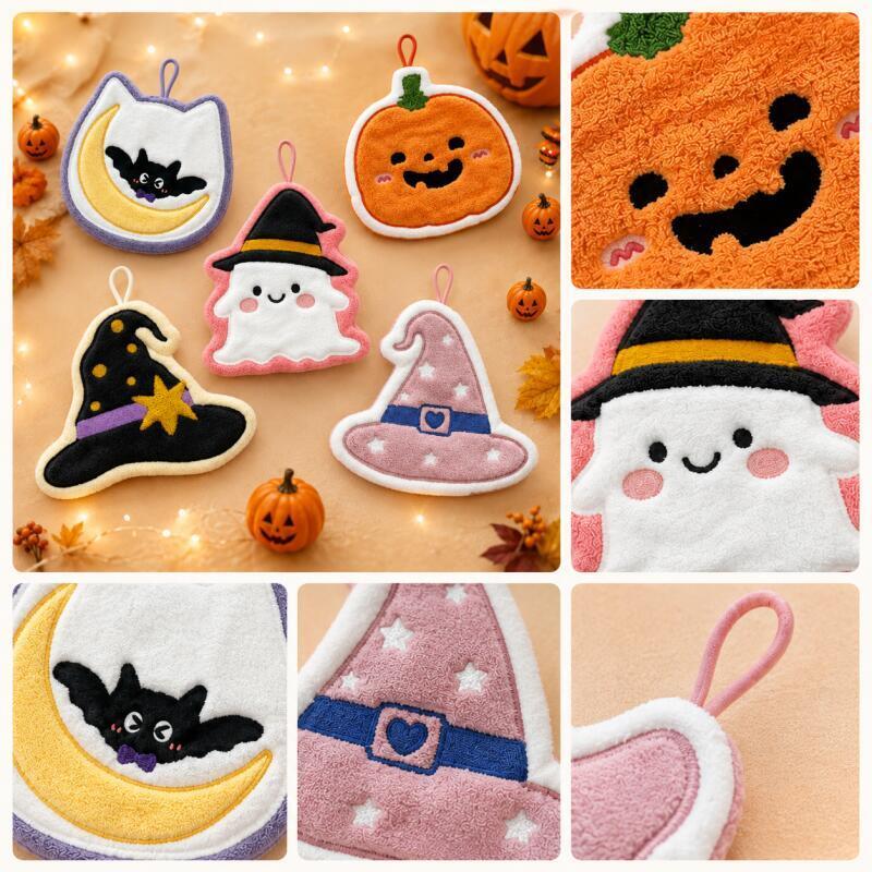Funny Halloween Hand Towels, P - Cosplay Bat Prop 评论和价格