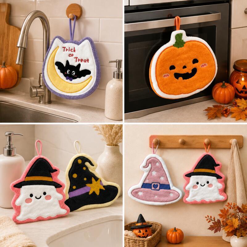 Funny Halloween Hand Towels, P - Cosplay Bat Prop 评论和价格