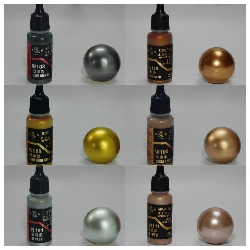 SUNIN 7 W101-124 20ml Eco-frie - Metallic Spray Paint 评论和价格