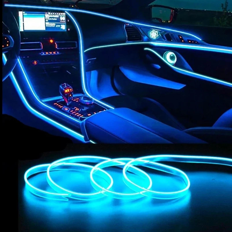 Car Interior Lighting Decorati - Led El Wire 评论和价格