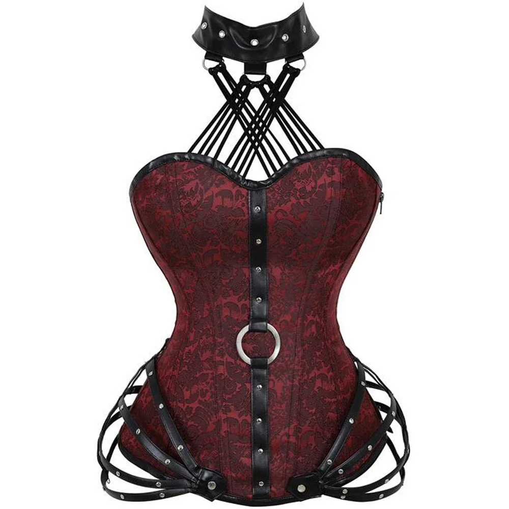 Gothic Steampunk Corset Tops w - Boning Corset Steel 评论和价格