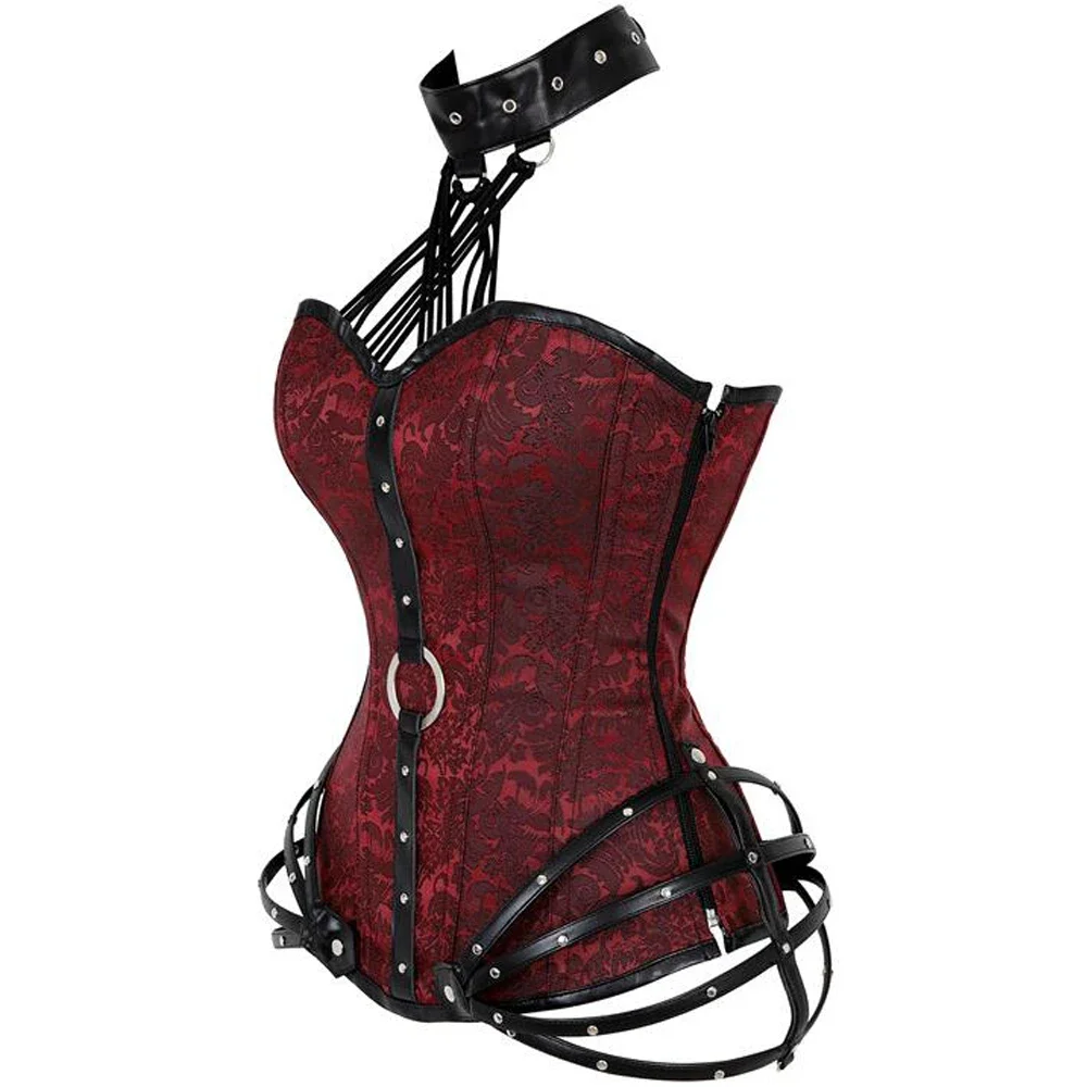Gothic Steampunk Corset Tops w - Boning Corset Steel 评论和价格
