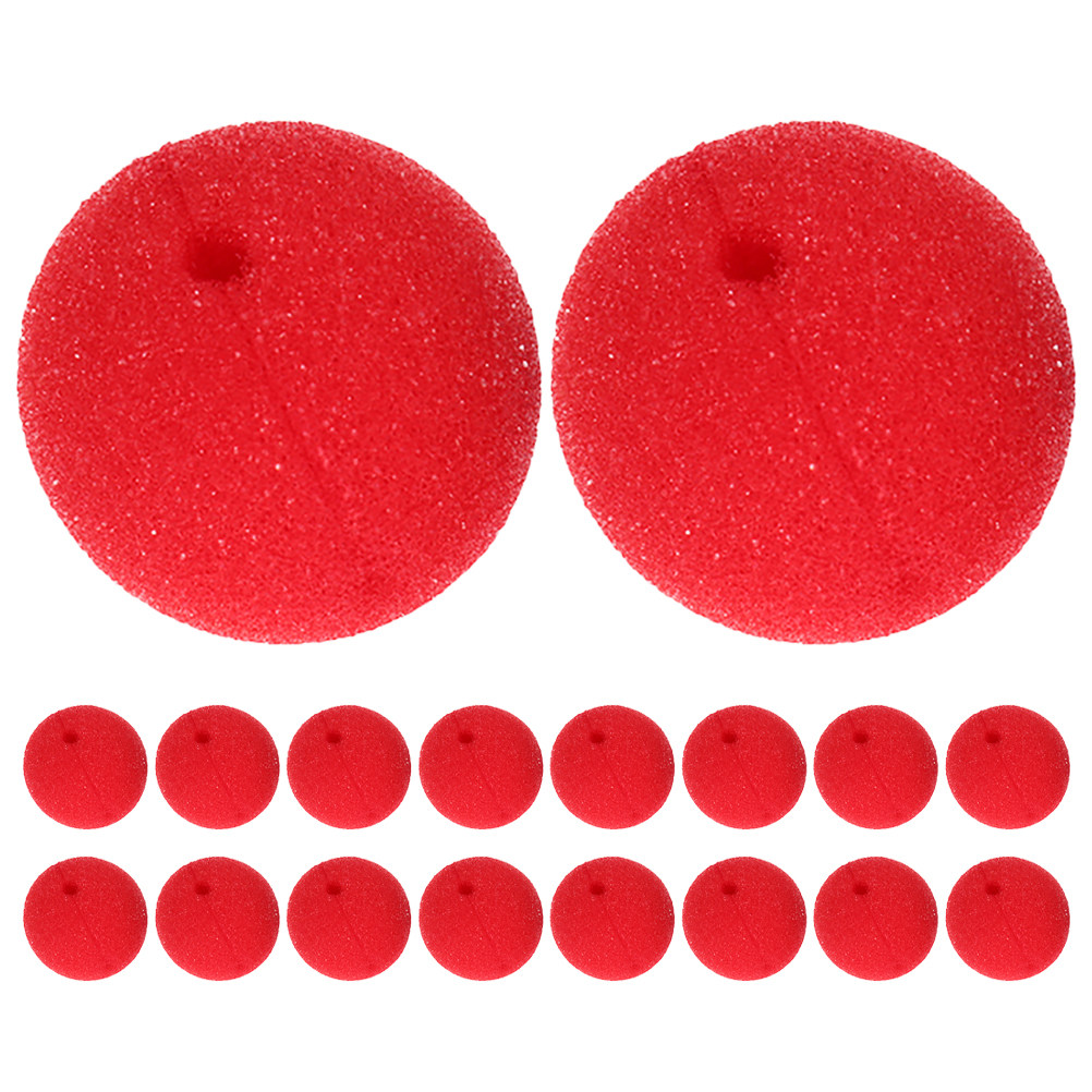30Pcs Red Foam Clown Nose 5Cm  - Cosplay Prop Foam 评论和价格