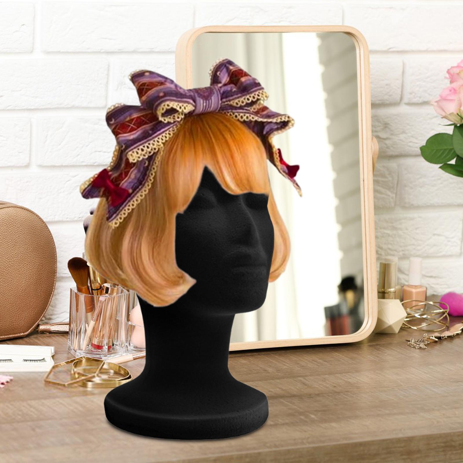 Mannequin Head Foam Black Velv - Cosplay Prop Foam 评论和价格
