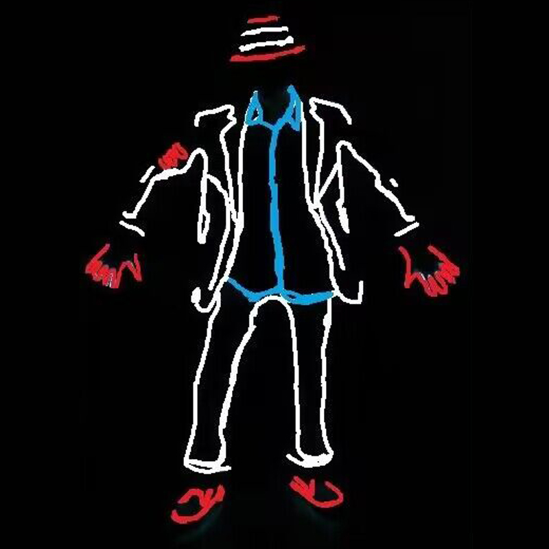 EL Wire Glowing Jazz Dance Cos - Led El Wire 评论和价格