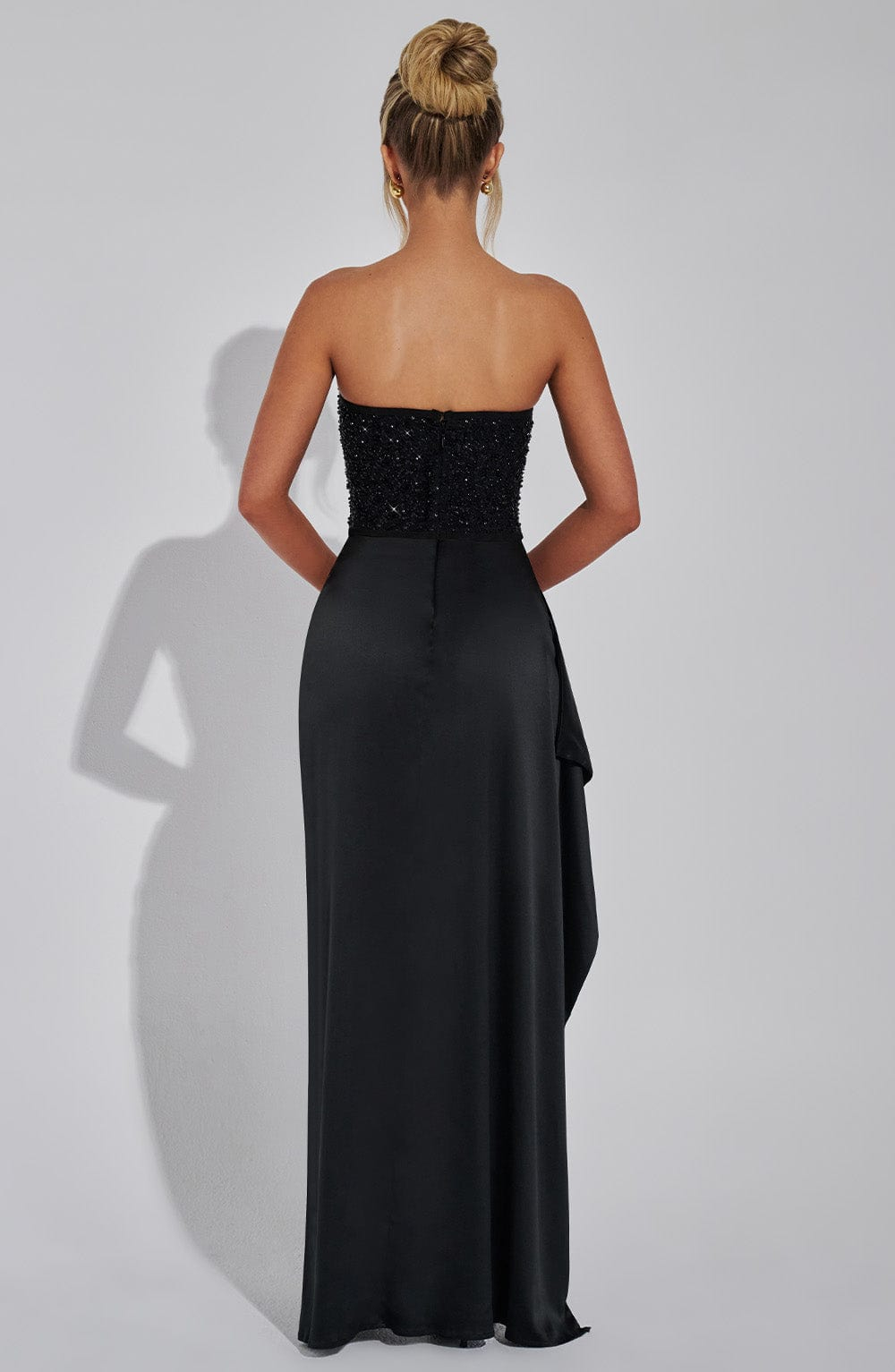 Strapless Black Maxi Formal Dr - Briar Cosplay Prop 评论和价格