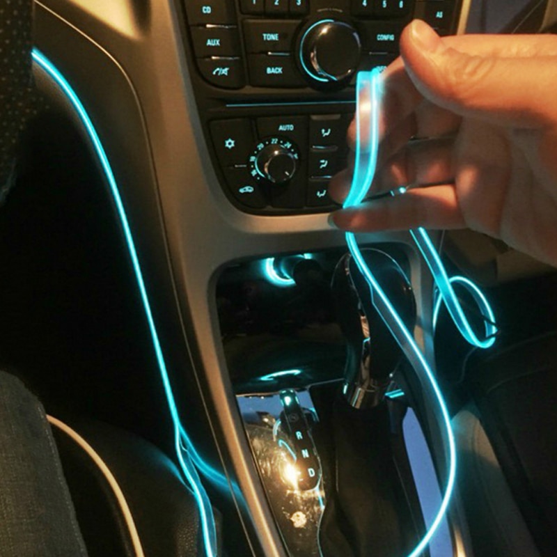 5m Car Interior Atmosphere Lig - Led El Wire 评论和价格