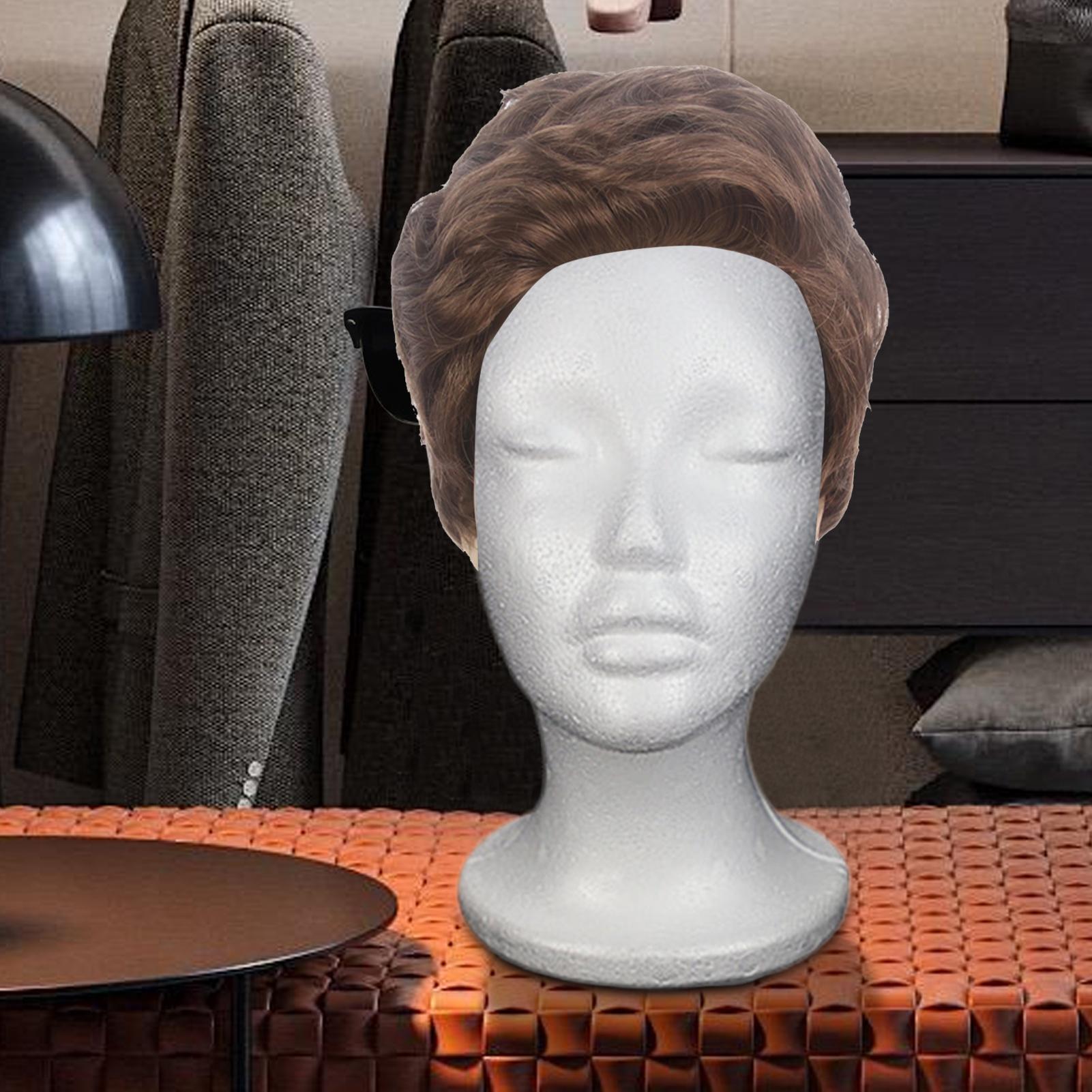 Foam Wig Head Model Mannequin  - Cosplay Prop Foam 评论和价格