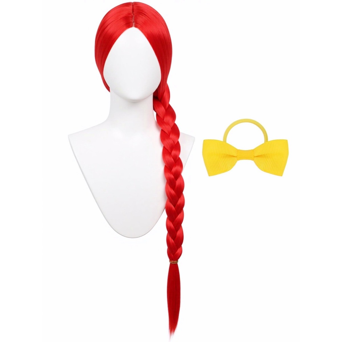 Bright Red 61cm Long Straight  - Cosplay Prop Bow 评论和价格