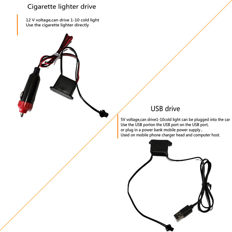 DC 12V Neon EL Wire Power Driv - Led El Wire 评论和价格