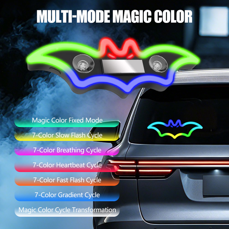 Bat Pattern Car LED Colorful T - Led El Wire 评论和价格