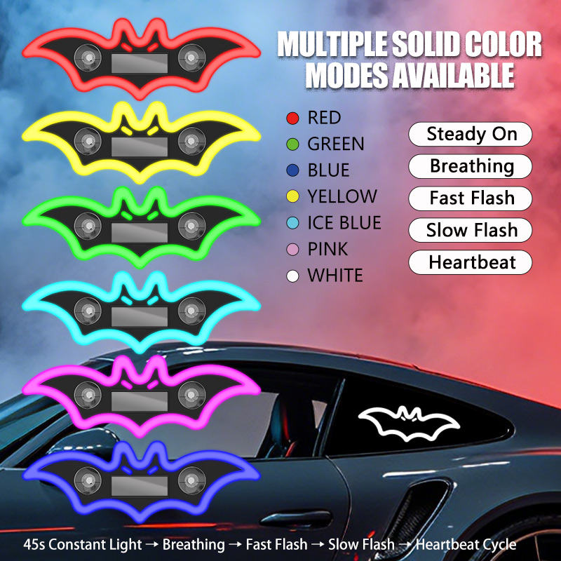 Bat Pattern Car LED Colorful T - Led El Wire 评论和价格