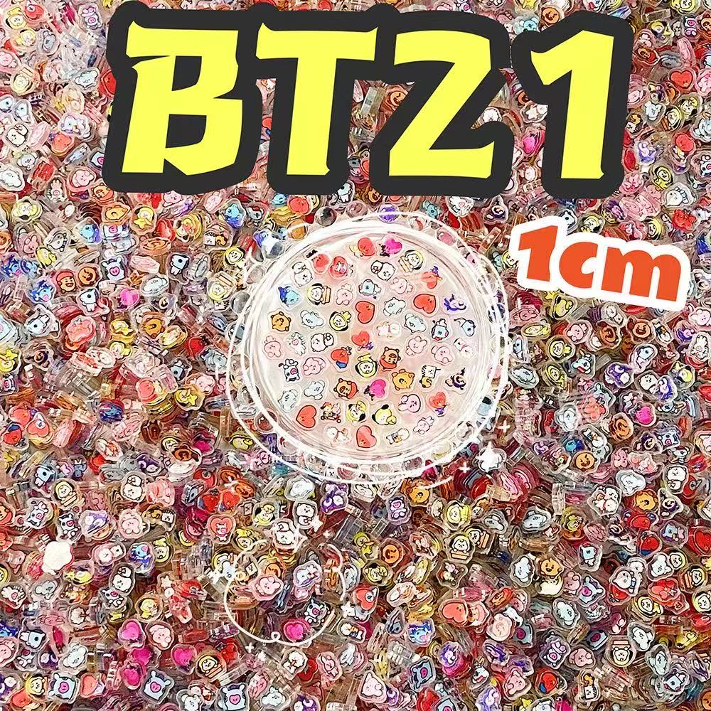 100pcs BT21 BTS Single-Layer 1 - Cosplay Material For Prop 评论和价格