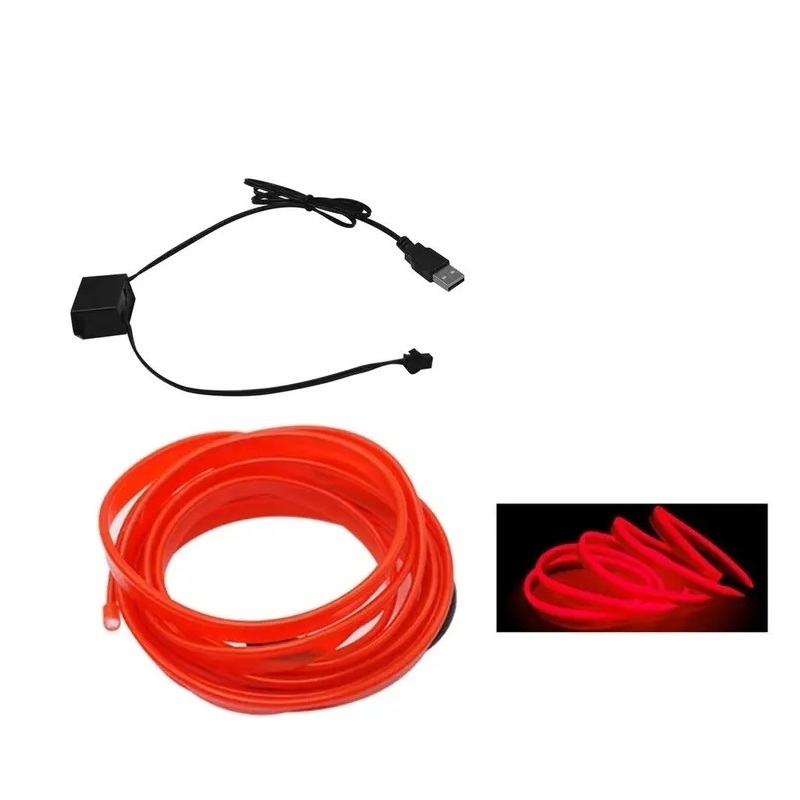 2M Car Interior Led Decorative - Led El Wire 评论和价格