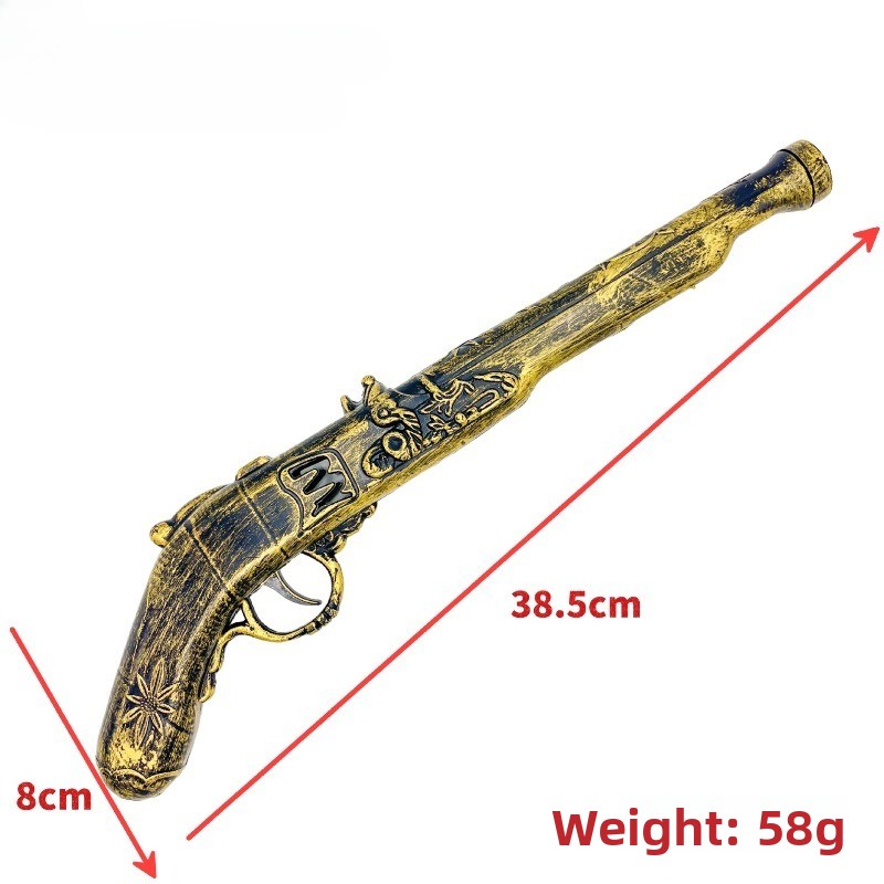 40cm/15.75in Pirate Gun Plasti - Cosplay Prop Pistol 评论和价格