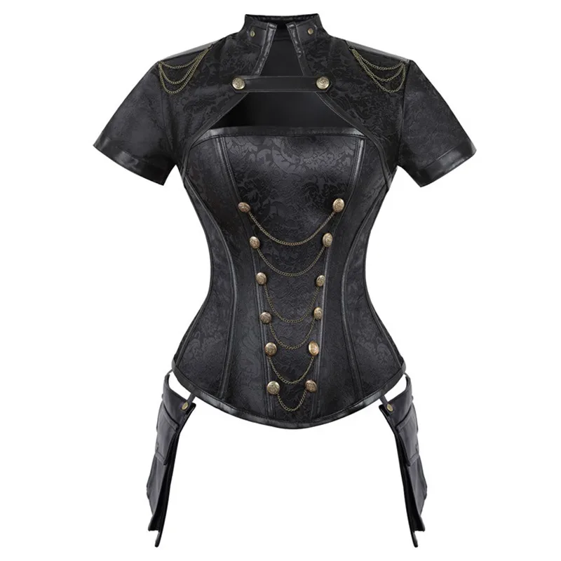 Medieval Women Overbust Corset - Boning Corset Steel 评论和价格