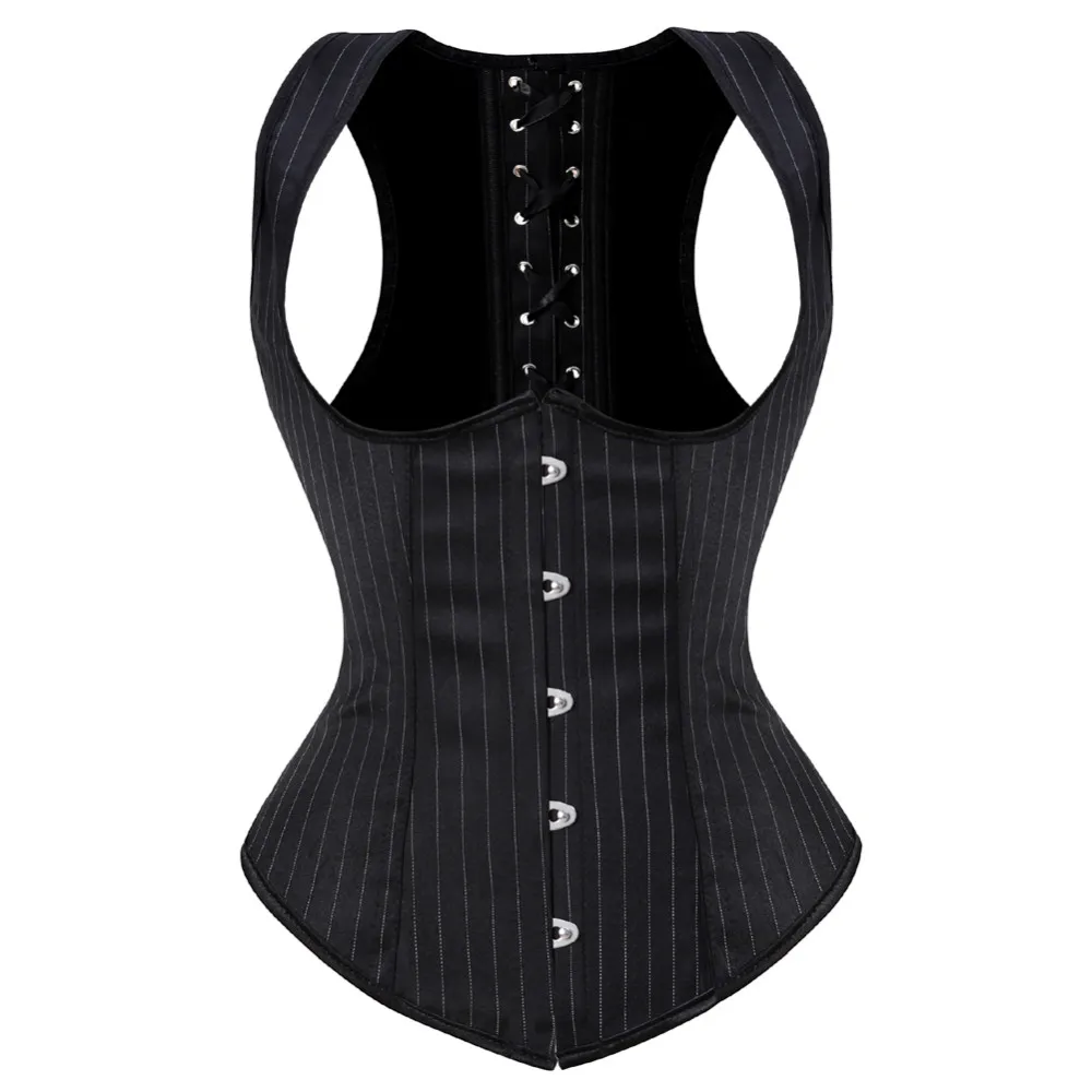 Women's Gothic Jacquard Underb - Boning Corset Steel 评论和价格